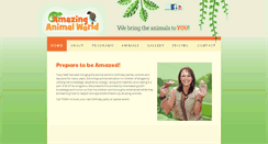 Desktop Screenshot of amazinganimalworld.com